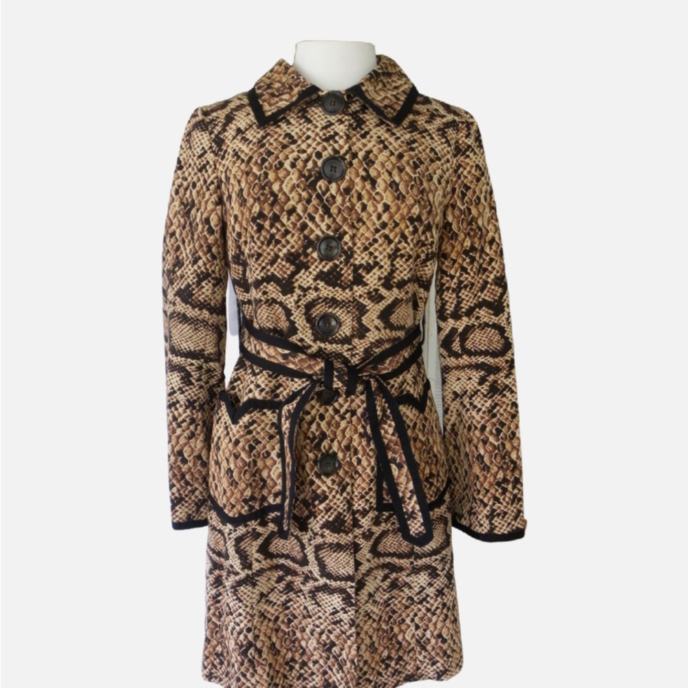Vintage Nanette Lepore Leopard Print Coat